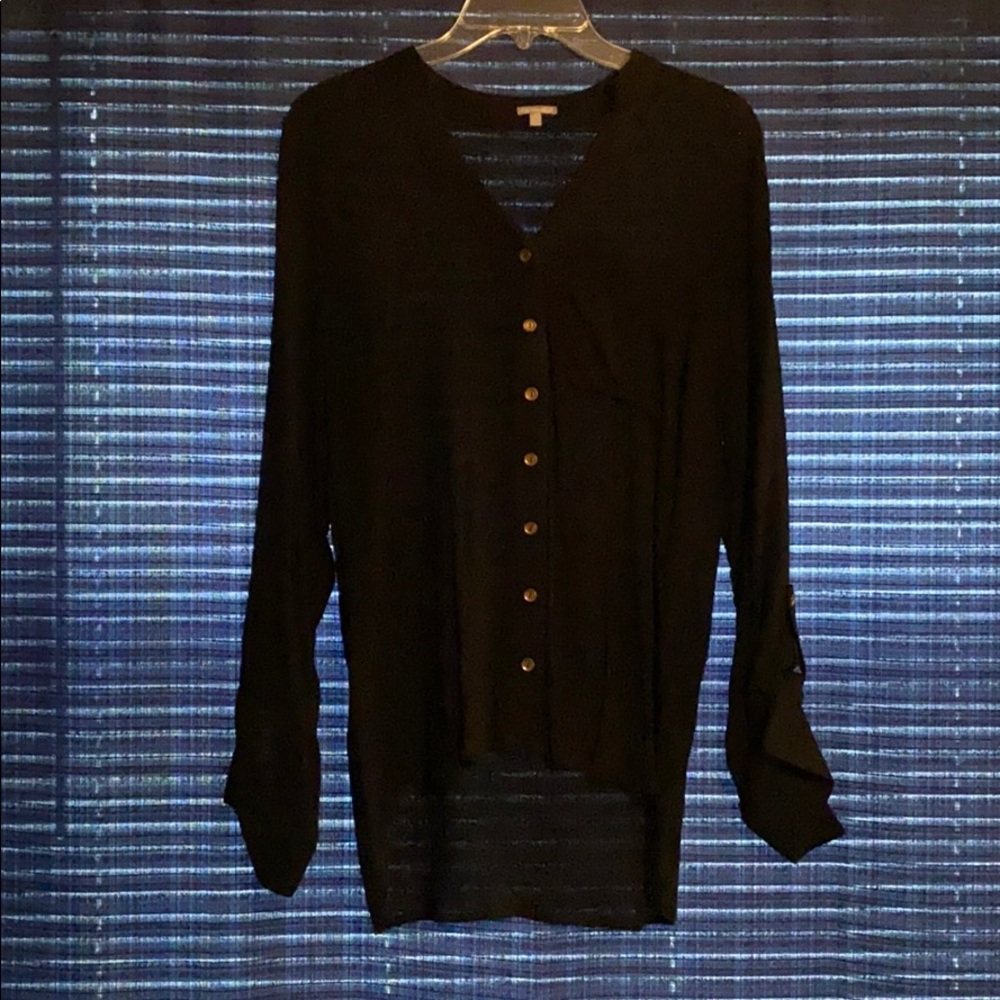 Black button up